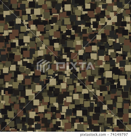 Abstract military or hunting camouflage seamless pattern background 74149797