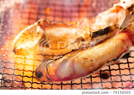 King crab grilled on a shichirin 74150505