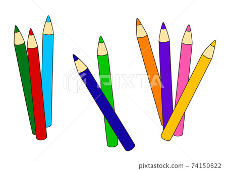 Pencil Colors Collection stock vector. Illustration of pencil - 173925798