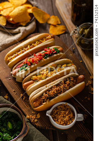 Hot dog variations Hot dog variations 74152514