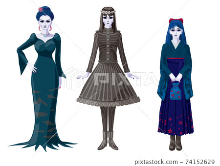 Horror girls Halloween 74152629