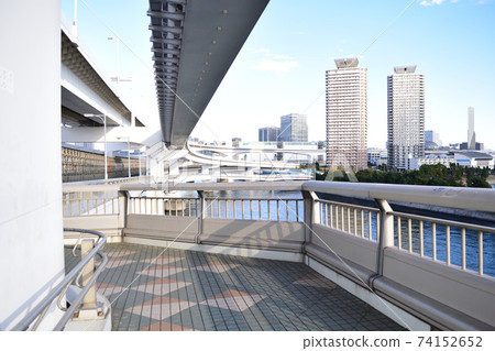 Rainbow Bridge View towards Ariake Rainbow Bridge View towards Ariake 74152652