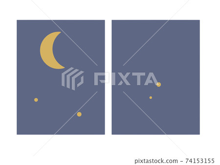 插圖素材夜窗 插圖素材夜窗 74153155