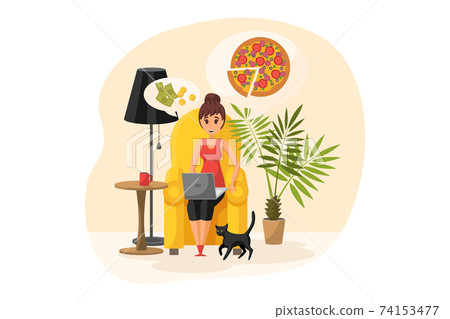 Online shopping, order, quarantine, epayment, coronavirus concept Online shopping, order, quarantine, epayment, coronavirus concept 74153477