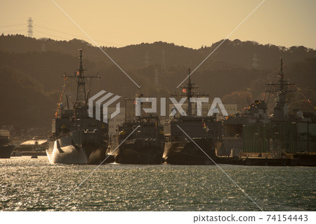 Maritime Self-Defense Force marine observation ship full ship decoration 74154443