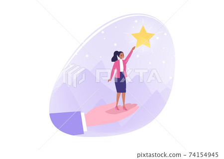 Support, rating, business success, career growth concept Support, rating, business success, career growth concept 74154945