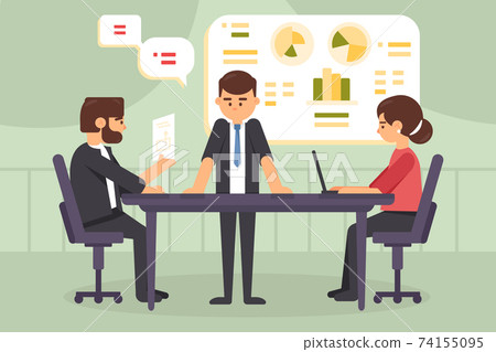 Business, meeting, cooperation, discussion, teamwork, brainstorming concept Business, meeting, cooperation, discussion, teamwork, brainstorming concept 74155095