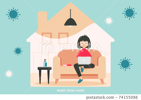 Quarantine, coronavirus, covid19, isolation concept Quarantine, coronavirus, covid19, isolation concept 74155098