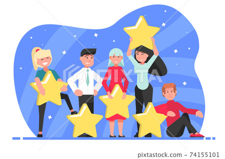 Star, rating, top, estimation, certification concept 74155101