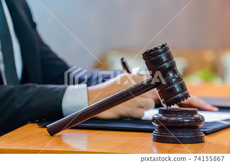 Photo Of Judge Wooden Hammer Photo Of Judge Wooden Hammer 74155867