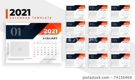 modern 2021 new year calendar design template modern 2021 new year calendar design template 74156469