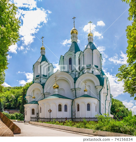 Assumption Cathedral in the Svyatogorsk Lavra Assumption Cathedral in the Svyatogorsk Lavra 74156834