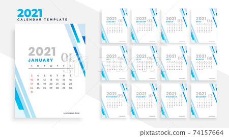 elegant 2021 modern business calendar design template elegant 2021 modern business calendar design template 74157664