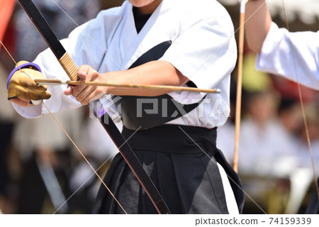 Fan archery tournament, Lake Chuzenji, Nikko, Tochigi 74159339