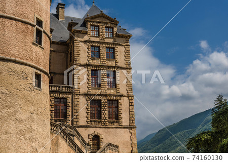 Medieval Palace Chateau de Vizille in Alps Medieval Palace Chateau de Vizille in Alps 74160130