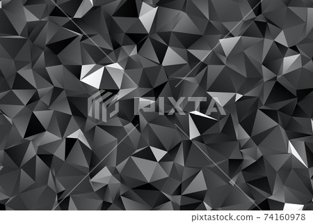 Abstract black triangle background, low poly... - Stock Illustration ...