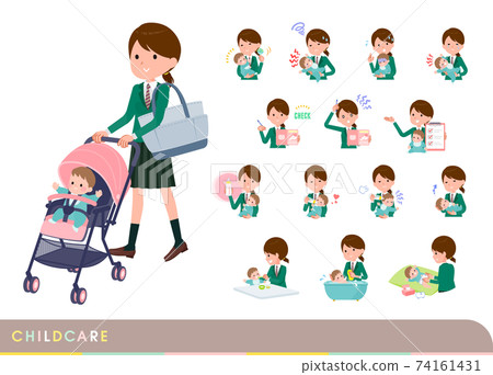 baby, infant, vector 74161431