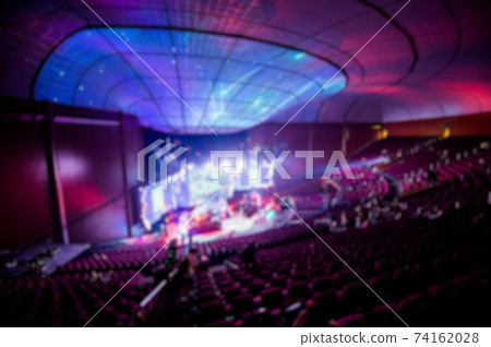 Abstract blurred background of big esports gaming event at big arena. 74162028