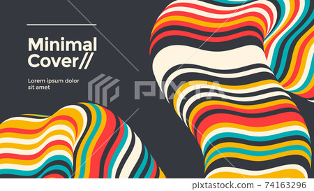 Black and white background with optical fluid wave - Stock Illustration ...