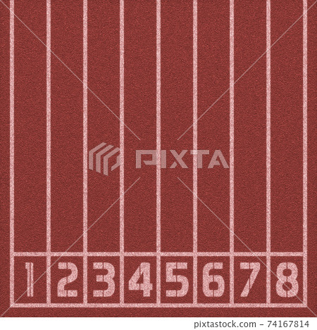 Running Track Top View High Resolution Background 74167814
