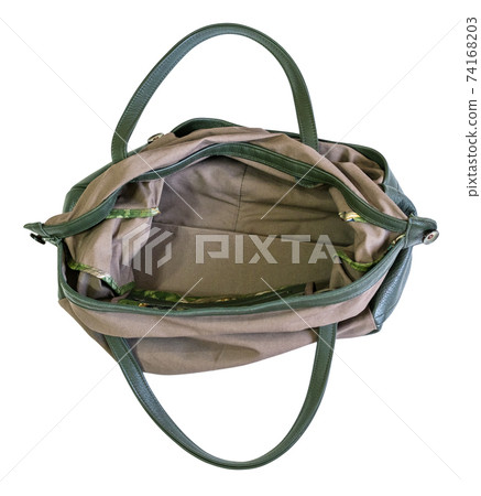 open empty handmade textile and leather casual bag open empty handmade textile and leather casual bag 74168203