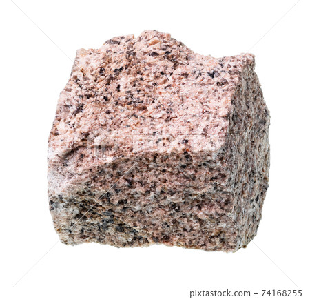 rough aplite rock cutout on white rough aplite rock cutout on white 74168255