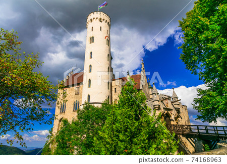 Beautiful casles of Germany- impressive Lichtenstein . Beautiful casles of Germany- impressive Lichtenstein . 74168963