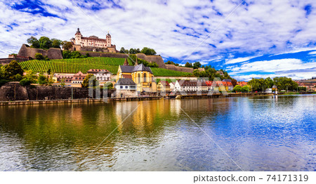 Travel and landmraks of Germany - beautiful Wurzburg town Travel and landmraks of Germany - beautiful Wurzburg town 74171319
