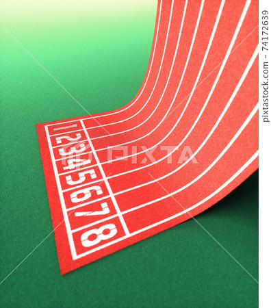 Running Track Unusual Slope Running Track Unusual Slope 74172639