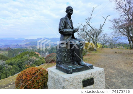 [大分縣]連太郎雕像（岡城遺跡） 74175756