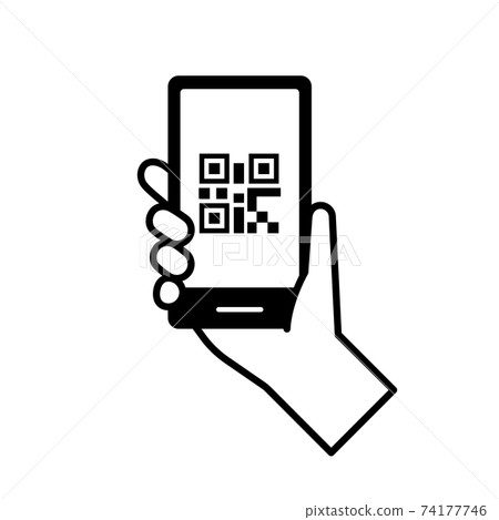 電子支付圖片圖標（QR碼） 74177746