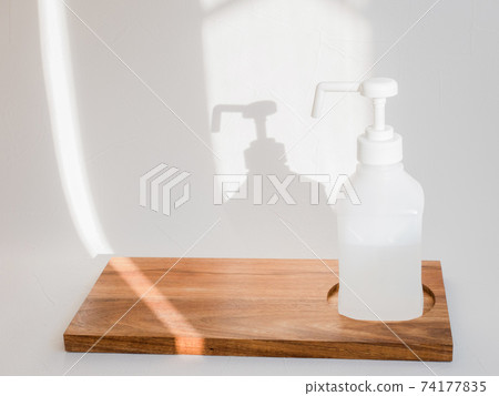 Alcohol rubbing spray. Measures against the new coronavirus COVID-19. Alcohol rubbing spray. Measures against the new coronavirus COVID-19. 74177835