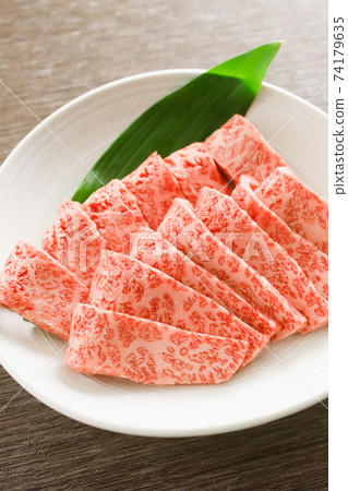 For Japanese beef ribs for grilled meat 74179635