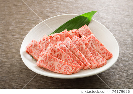 For Japanese beef ribs for grilled meat 74179636