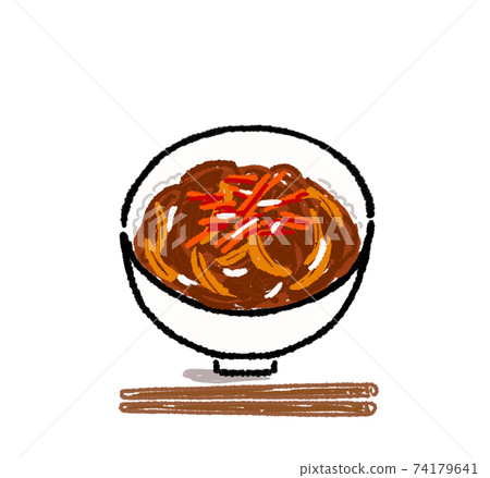 牛肉碗的插圖 牛肉碗的插圖 74179641