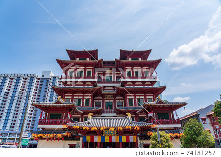 [新加坡視圖]白天在唐人街的佛牙寺琉球 74181252
