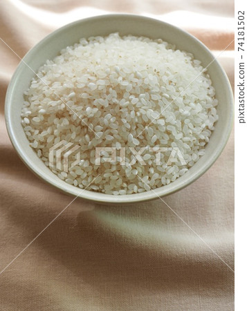 Asian food organic white rice Asian food organic white rice 74181502