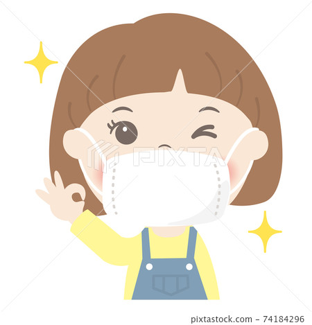 戴著面具的女孩 74184296