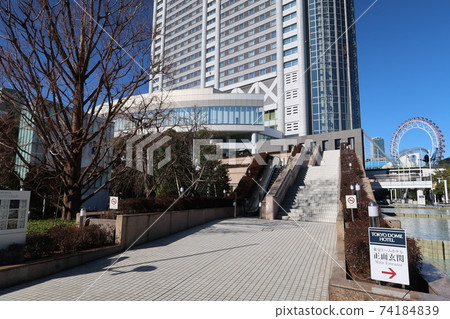 空的東京巨蛋飯店前 74184839
