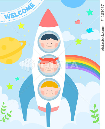 收集可愛的兒童插圖07 收集可愛的兒童插圖07 74185087