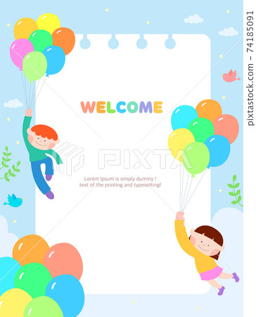 收集可愛的兒童插圖03 收集可愛的兒童插圖03 74185091