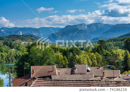 Saint Nazaire en Royans in the Auvergne-Rhone-Alpes region in France 74186238