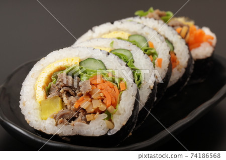 烤肉紫菜包飯 烤肉紫菜包飯 74186568