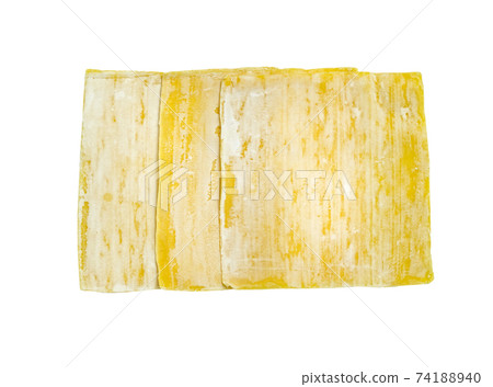 wonton wrapper isolated on white background 74188940