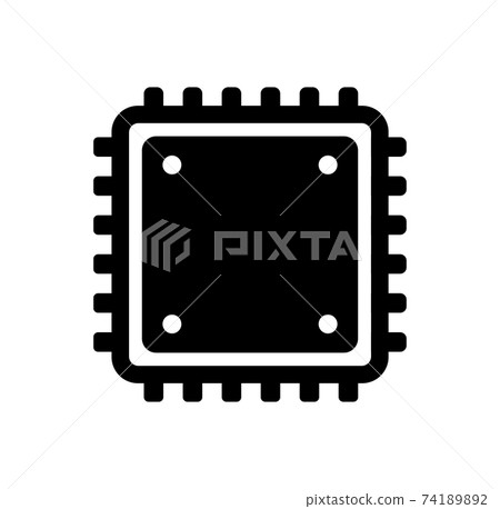 CPU / PC規格矢量圖標說明 74189892