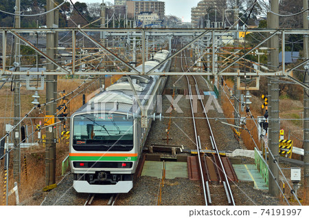 Railway JR East: Tohoku Main Line (Utsunomiya Line) E231 series 74191997