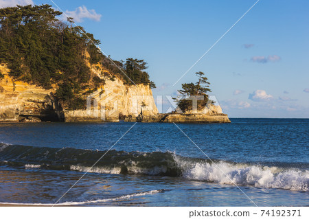 Hitachi City, Ibaraki Prefecture, Kawajiricho Coast Hitachi City, Ibaraki Prefecture, Kawajiricho Coast 74192371