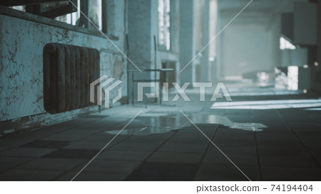 interior of the abandoned soviet building interior of the abandoned soviet building 74194404