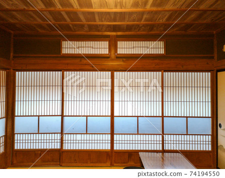 日本民居建築的內部視圖 74194550