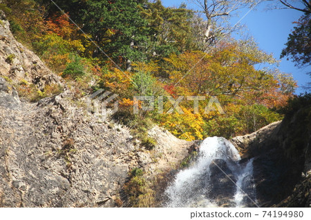 White Road Fukube Waterfall 74194980